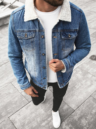 Kurtka męska jeans niebieska OZONEE JB/JP1153Z