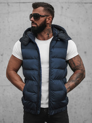 Безрукавка чоловіча Ультрамаринова OZONEE N/7129Z