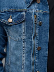 Чоловіча джинсова куртка Синя OZONEE NB/MJ508BZ