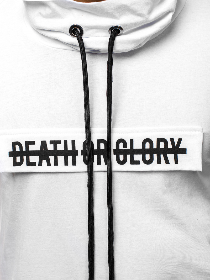 T-Shirt męski biały OZONEE MR/19109Z