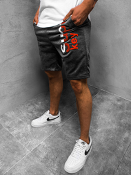 Spodenki dresowe męskie grafitowe OZONEE JS/NP01Z