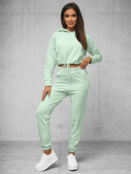 Жіночий спортивний костюм з двох частин Яскраво-м’ятні OZONEE O/12108Z