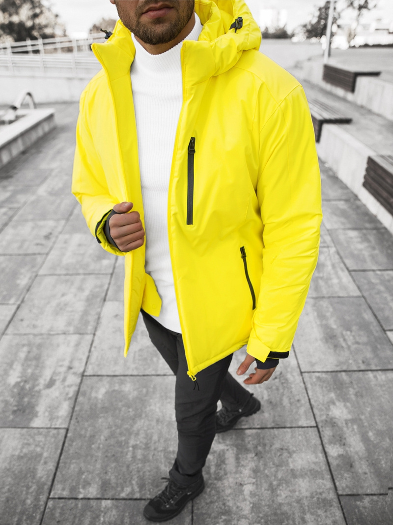 Куртка чоловіча Жовта OZONEE JS/HH011/26Z