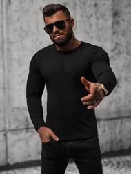 Longsleeve męski czarny OZONEE O/B260
