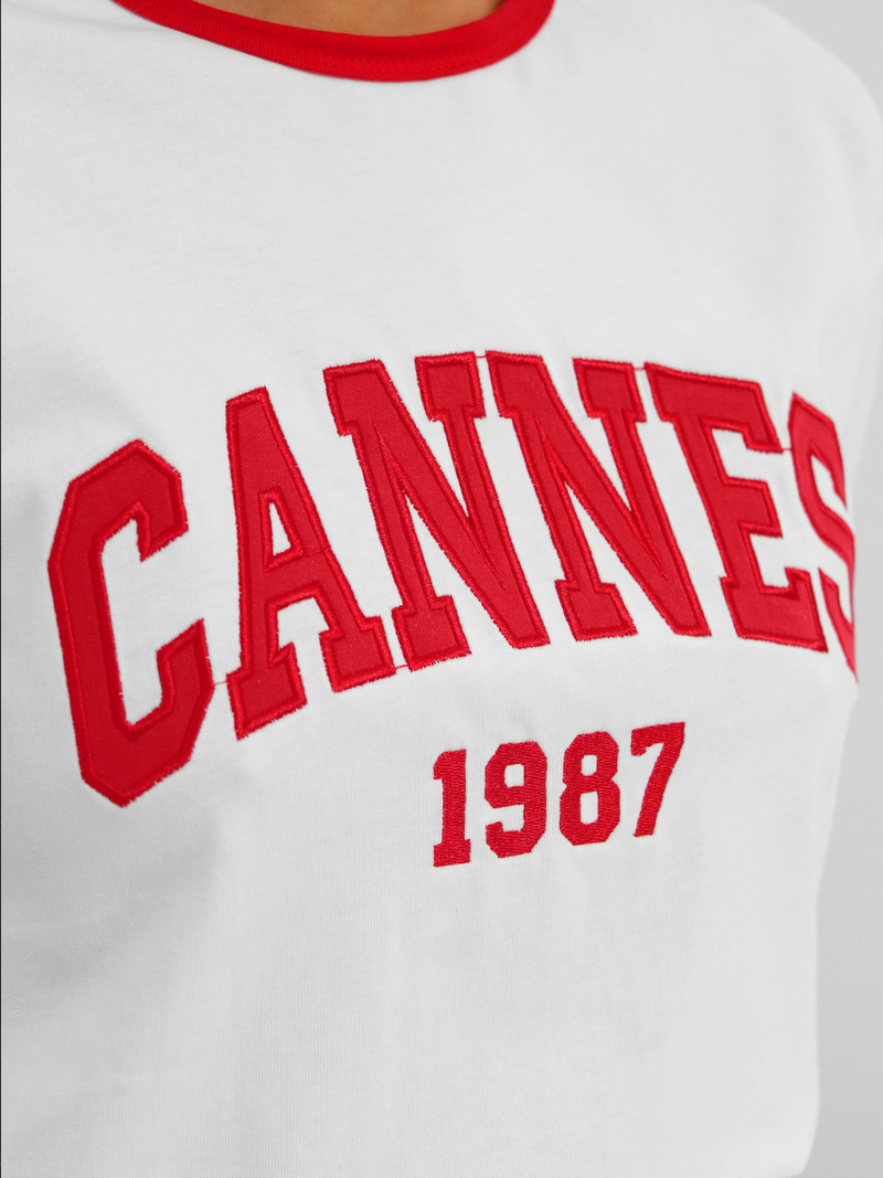 T-shirt damski biały OZONEE JS/R62184