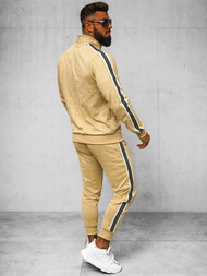 Komplet dresowy męski beżowy OZONEE O/3C101/2