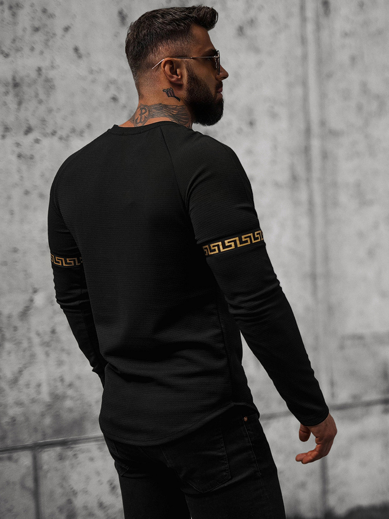 Толстовка чоловіча Чорна OZONEE O/5928BZ