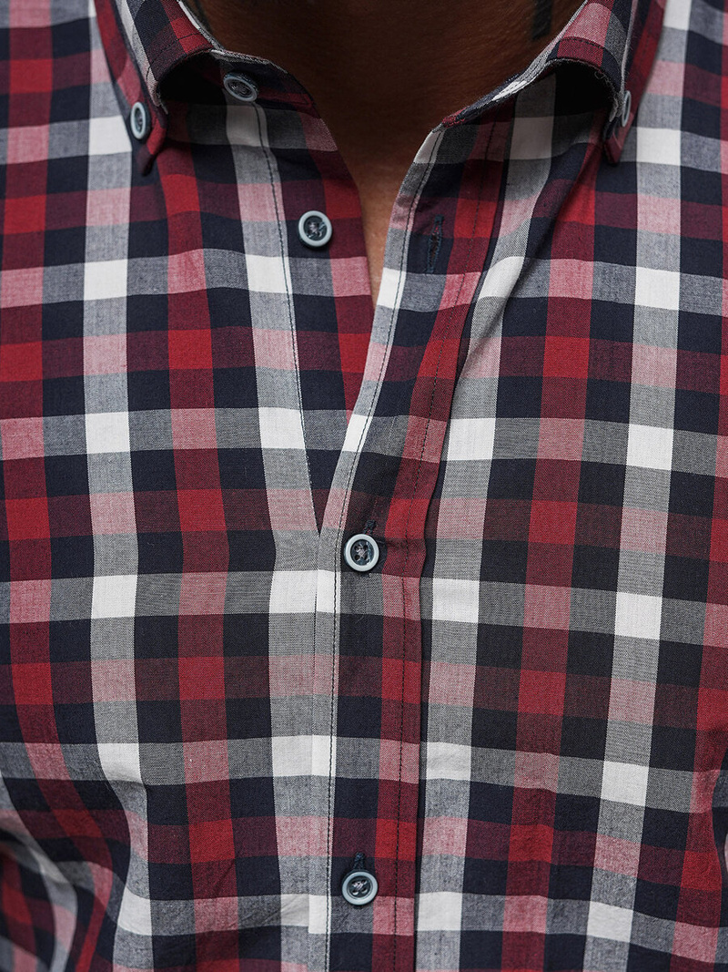 Сорочка чоловіча Бордова OZONEE O/V98