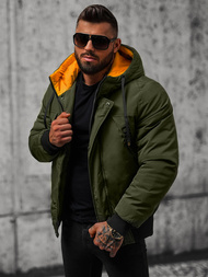 Kurtka zimowa męska zielona OZONEE JS/27M8100