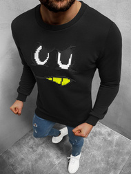 Bluza męska crewneck czarna OZONEE B/21402079