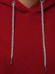 Bluza z kapturem damska bordowa OZONEE O/12102