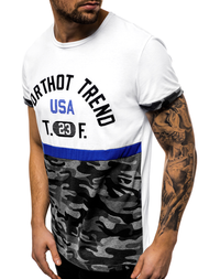 T-Shirt męski biały OZONEE JS/SS10983