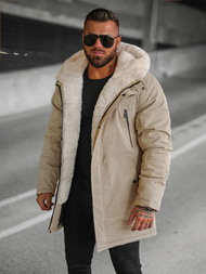 Kurtka zimowa męska beżowa OZONEE JS/22M315/62Z