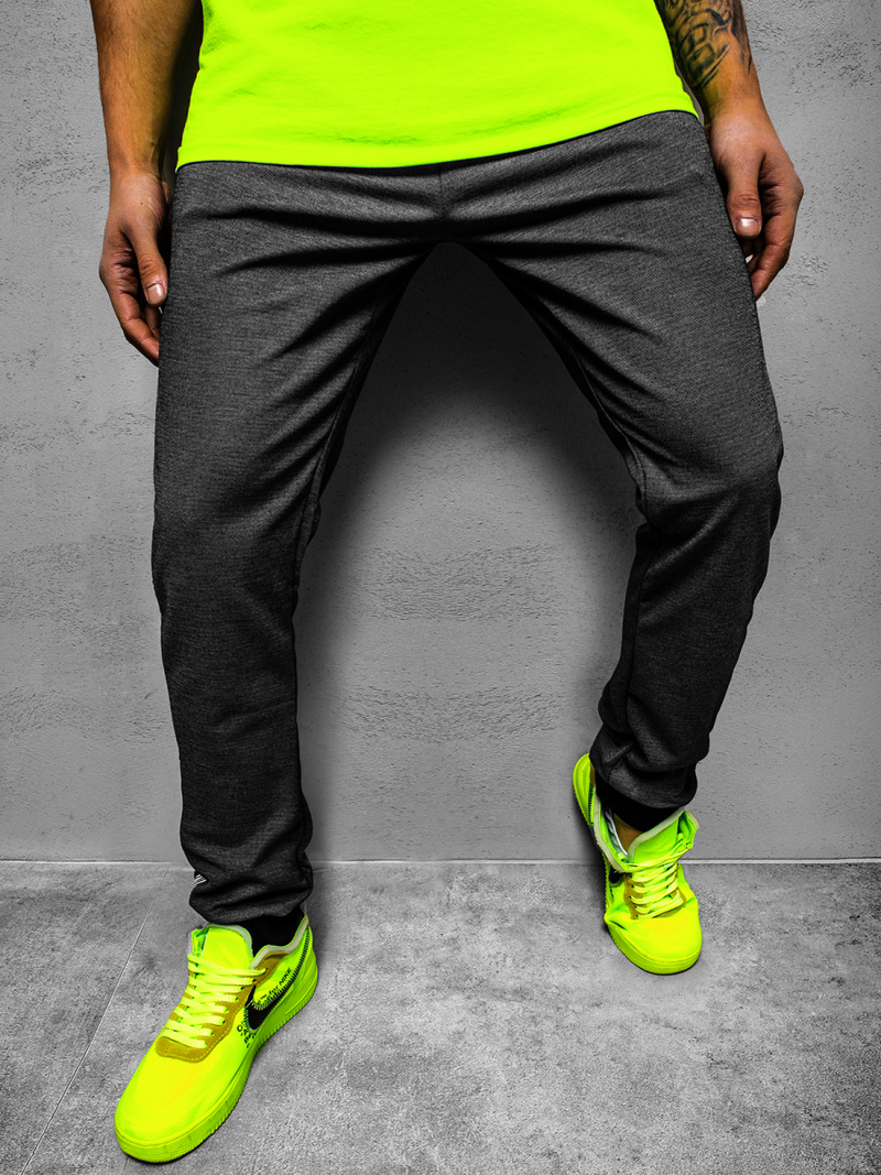 Штани спортивні чоловічі графіт OZONEE JS/AM109Z