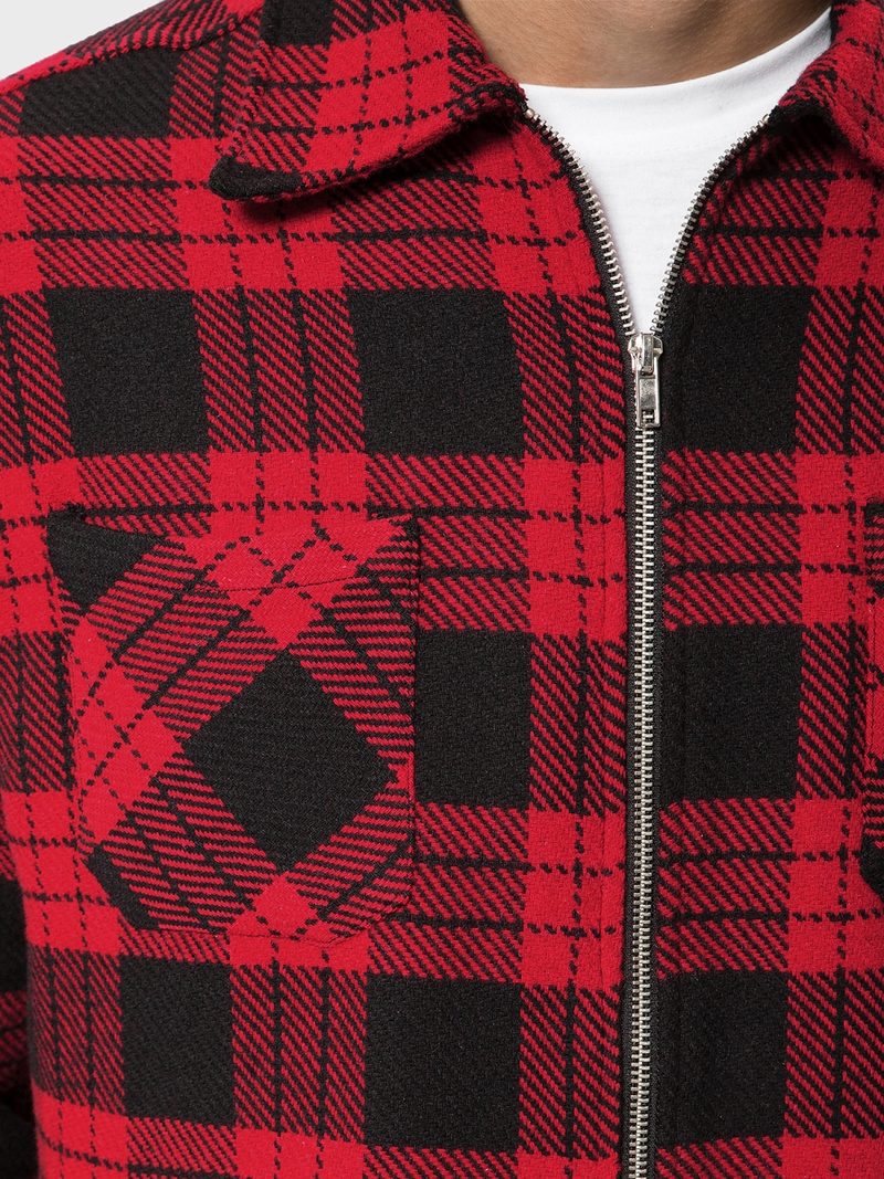 Сорочка чоловіча Червоно-Чорна OZONEE B/20402056