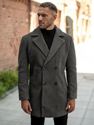 Пальто чоловіче Графітовий OZONEE JS/11Z8269