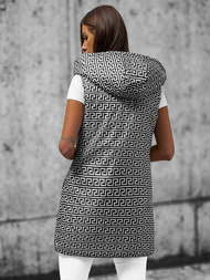 Стьобаний жіночий жилет tемно-cиня OZONEE JS/16M9066/215