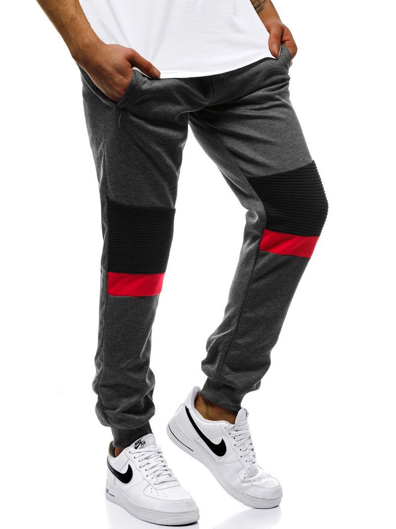 Штани спортивні чоловічі Темно-сірі OZONEE JS/JZ11016