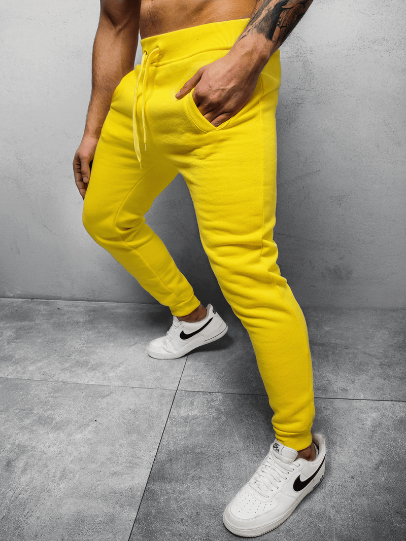 Штани спортивні чоловічі Жовтi OZONEE JS/XW01Z