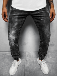 Штани чоловічі джоггери Чорнi OZONEE O/TF064