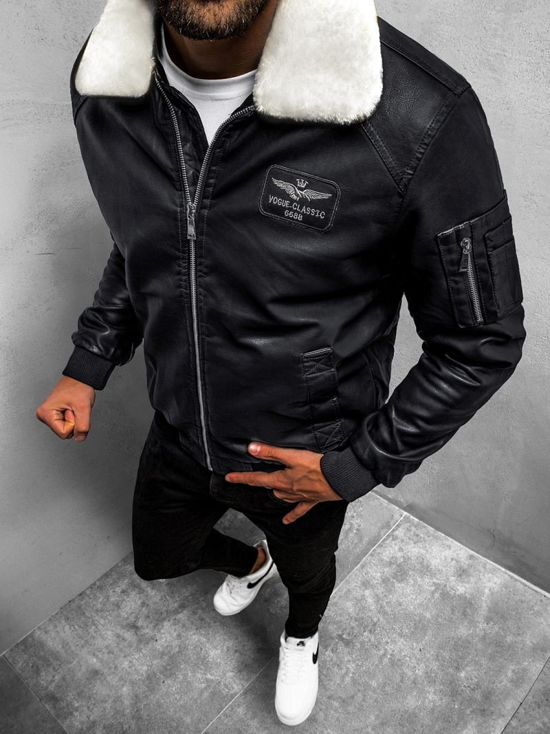 Куртка чоловіча Чорна OZONEE O/4811