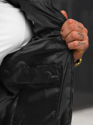 Kamizelka męska pikowana czarna OZONEE JS/31M5065/392