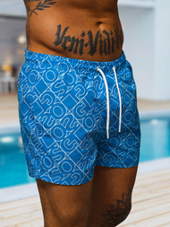 Spodenki kąpielowe męskie niebieskie OZONEE O/MTK3220