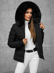 Куртка жіноча чорна OZONEE JS/5M768/392A