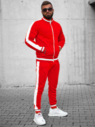 Спортивний костюм чоловічій Червоний OZONEE JS/8C99/18Z