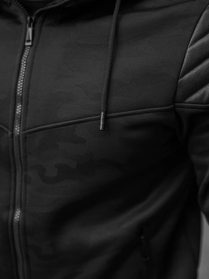 Спортивний костюм чоловічій Чорний OZONEE O/3A127/A128