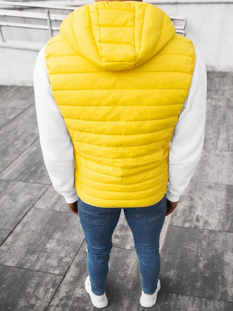 Безрукавка чоловіча Жовта OZONEE JS/HDL88002Z