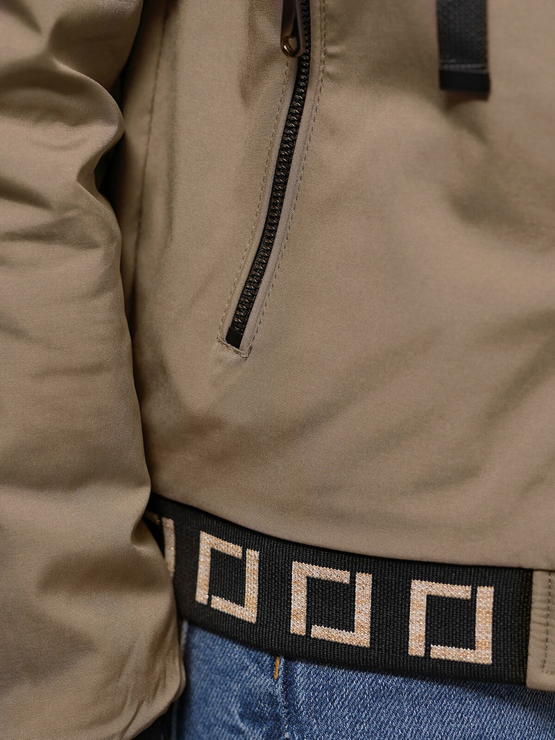 Kurtka damska beżowa OZONEE JS/16M9083/84