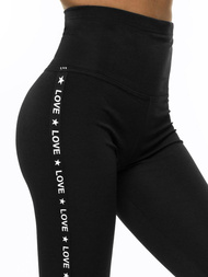 Legginsy damskie czarne OZONEE O/TS200/1
