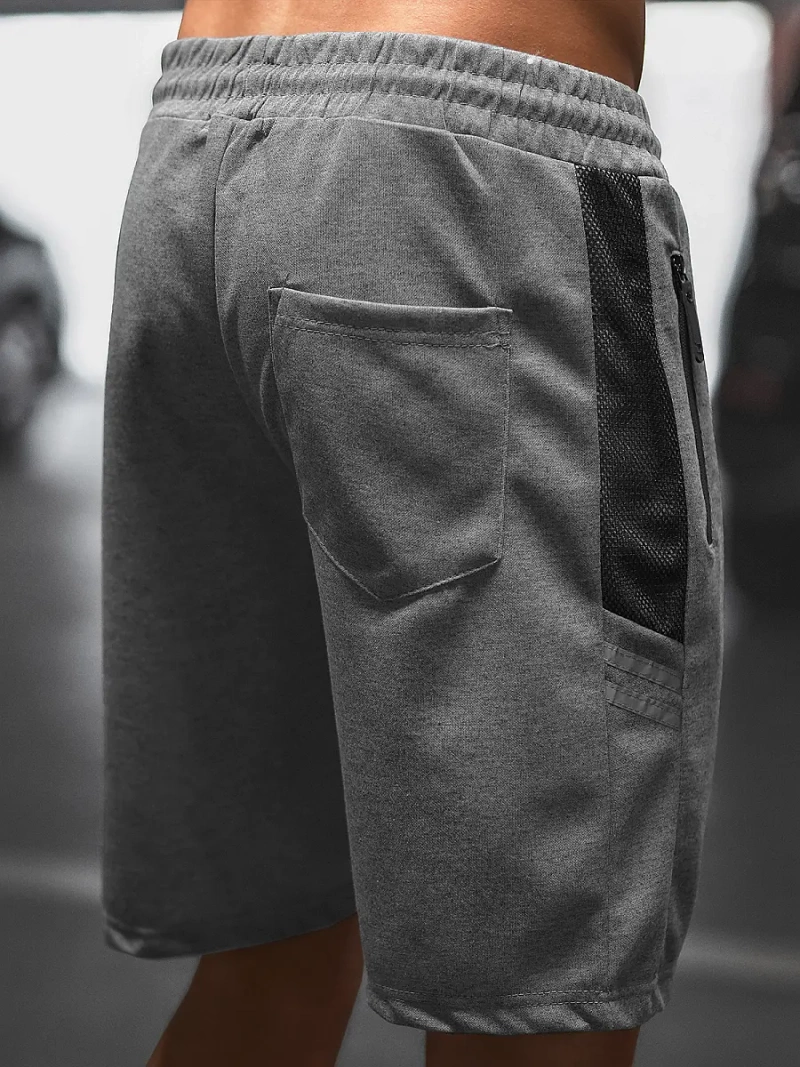 Spodenki dresowe męskie grafitowe OZONEE O/WW20017/3