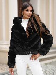 Куртка жіноча чорна OZONEE JS/11Z8165