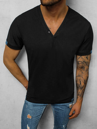 T-Shirt męski czarny OZONEE NB/3013