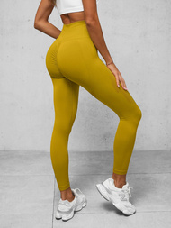 Legginsy damskie żółte OZONEE O/SY2325