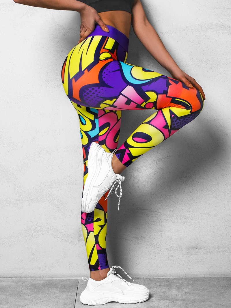 Legginsy damskie kolorowe OZONEE O/20937Z