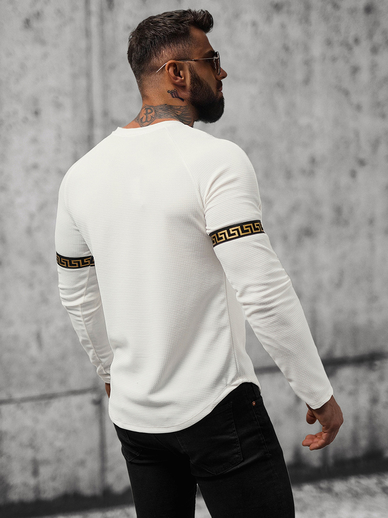 Bluza męska biała OZONEE O/5928BZ