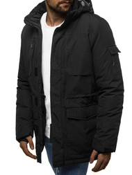 Kurtka zimowa męska czarna OZONEE O/9803