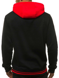 Толстовка з капюшоном чоловіча Чорна OZONEE JS/KS2179