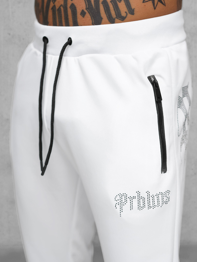 Спортивний костюм чоловічій білий OZONEE O/FF3781AB