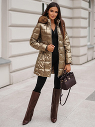 Куртка жіноча золото OZONEE JS/16M9120/403Z