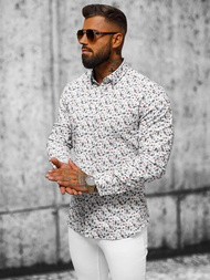 Класична сорочка чоловіча Бiла OZONEE O/V60