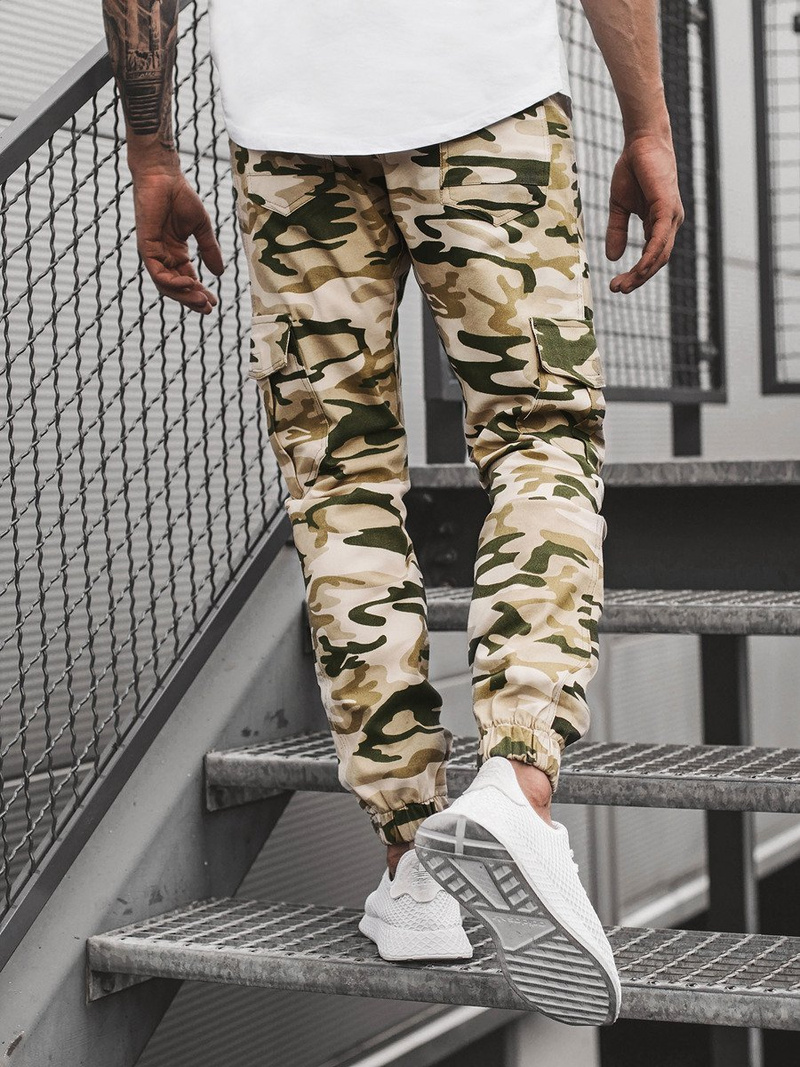 ATHLETIC 404 Штани чоловічі джоггери Бежевi