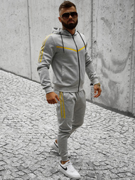 Komplet dresowy męski szary OZONEE JS/C8117