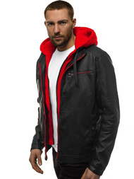 Куртка чоловіча Чорно-Червона OZONEE N/6129Z