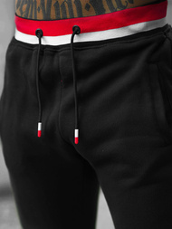 Komplet dresowy męski czarny OZONEE JS/8C60/3