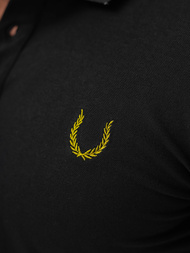 Koszulka męska polo czarna OZONEE O/QQ1337