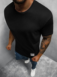 T-Shirt męski czarny OZONEE MR/21577Z